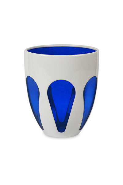 Baci Milano Aqua Bi Color Su Bardağı Beyaz/Mavi