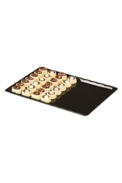 Zicco Zcp-225 Polikarbon Çikolata Teşhir Tepsisi, 20x30 Cm, Siyah