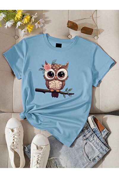 DAXİS Sportwear Company KADIN BASKILI T-SHIRT DAXİS Sportwear Company