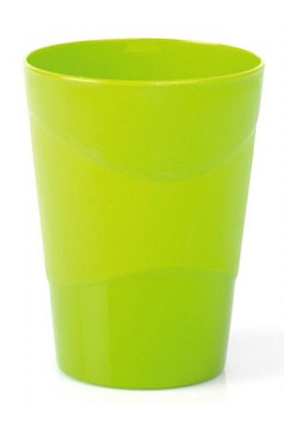 Kazanabil ARONY WAVE PATTERNED GLASS GREEN 300ML