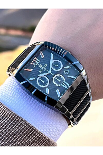 Reward E.A141108 Reward Steel Cord 3 Atm Water Resistant Inner Functions Aftif Men's Wrist Watch