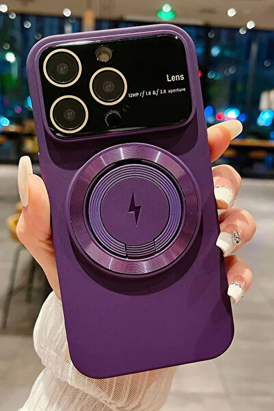 Deilmi iPhone 15 Pro Max Compatible Magsafe Supported Stand Lens Glass Mauro ...