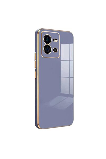 Microsonic Vivo V25 5G Kılıf Olive Plated Lavanta Grisi