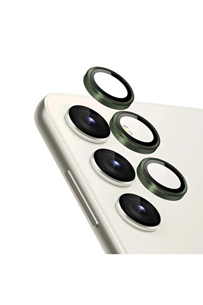 Microsonic Samsung Galaxy S24 Tekli Kamera Lens Koruma Camı Koyu Yeşil
