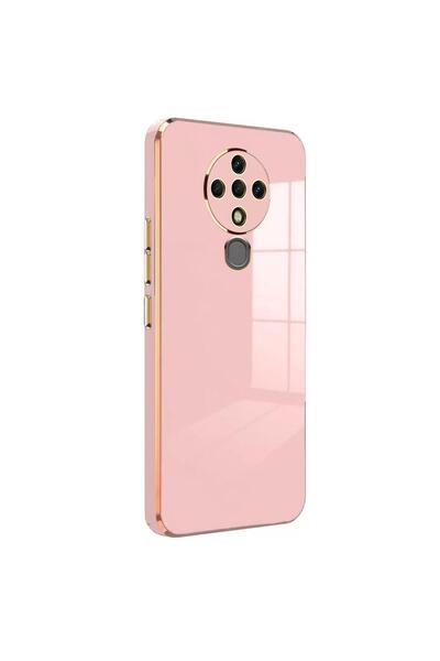 Microsonic Tecno Spark 6 Kılıf Olive Plated Pembe