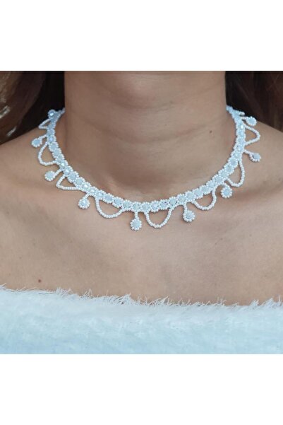 Handmade By HLY قلادة متدلية مصنوعة يدويًا من حجر الكريستال