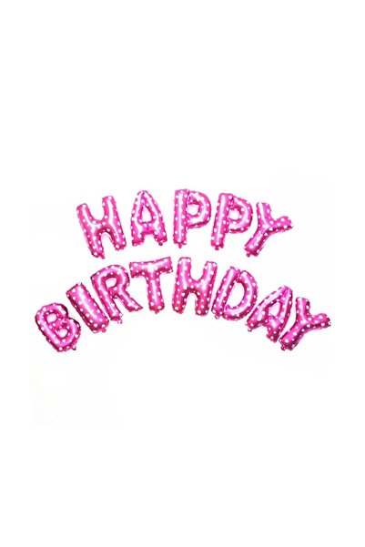 Bkmc HAPPY BIRTHDAY PEMBE SET BALON