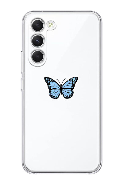 shoptocase Galaxy S23 Uyumlu Şeffaf Kelebek Telefon Kılıfı