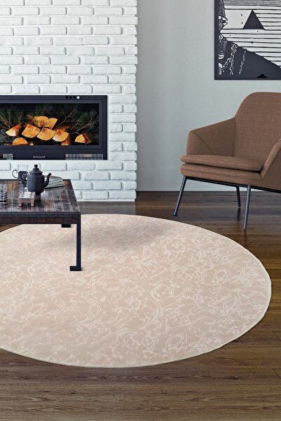 Dijidekor Elite Mink Στρογγυλό χαλί Αντιολισθητικό Πλενόμενο Αντιβακτηριδιακό Αντιστατικό 160X160