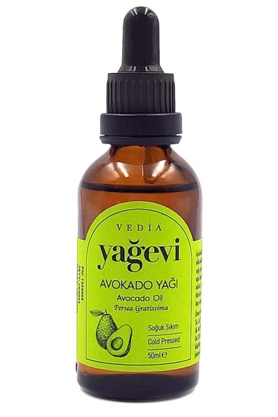 Yağevi 50 ml Avocado Oil - Cold Pressed, 100% Pure
