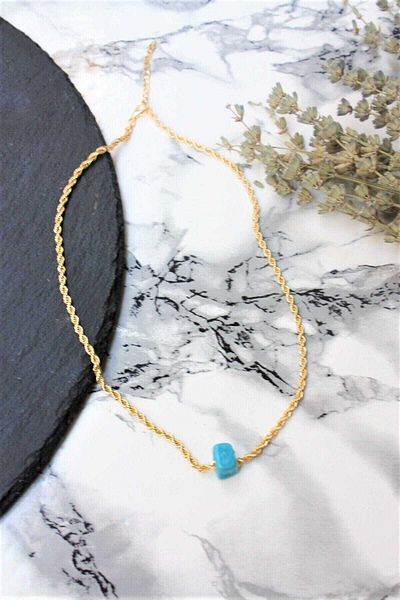 REN AKSESUAR Bodrum Model Necklace and Bracelet Set