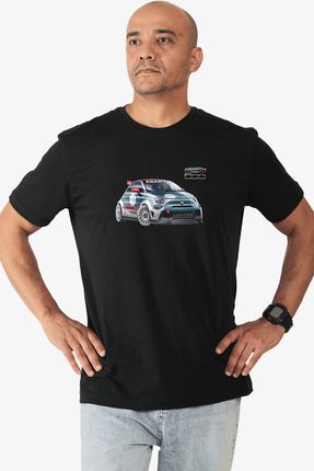 DUUPS F at 500 Abarth Rally Bask l Bisiklet Yaka Siyah Erkek Ti ort Fiyat Yorumlar Trendyol
