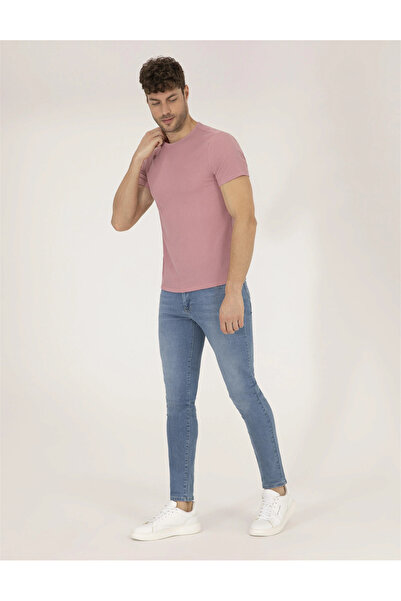 Pierre Cardin Μπεζ μπλουζάκι με λεπτή εφαρμογή Crew Neck