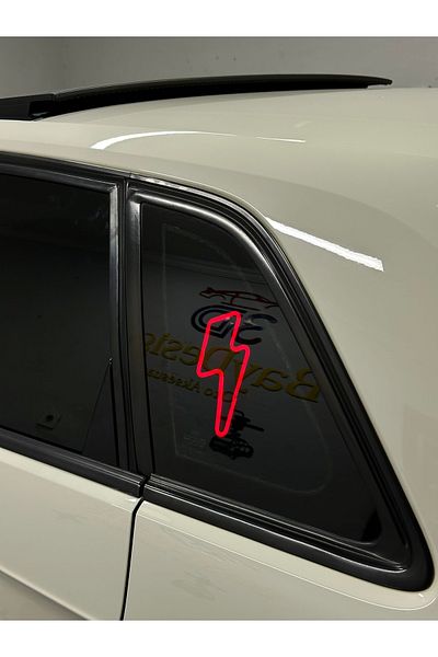 3dbaydesign Neon LED Lighted Decor for Car FLAMMER (12 Volt Suction Cup RED)