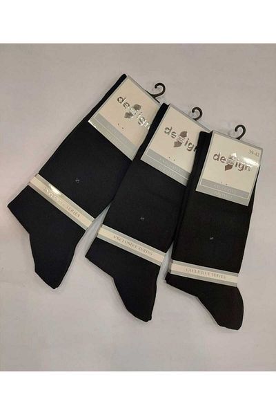 Design Socks DESIGN MEN'S COTTON COTTON SOCKS 3-PACK