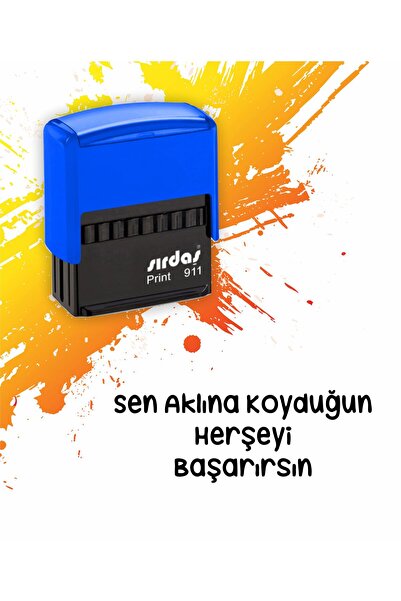 BENİMSER REKLAM يمكنك تحقيق أي شيء تضعه في عقلك، تصميم خاص باللون الأسود