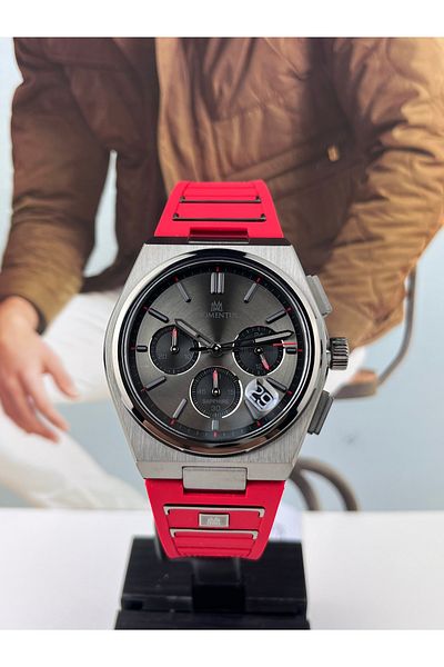 Momentus RED SPORTS MEN'S WRISTWATCH 5 ATM WATERPROOF