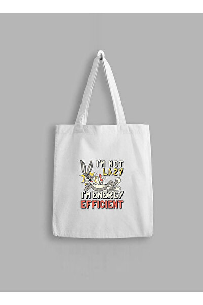 Genel Markalar bugs bunny Baskılı Bez Çanta Tote Bag
