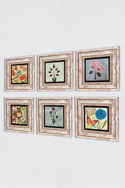 Pinecone Butterfly, Sparrow, Scream, Girl with Pearl Earrings, Hydrangea Flower, Owl Stone Painting Framed Wall Decor