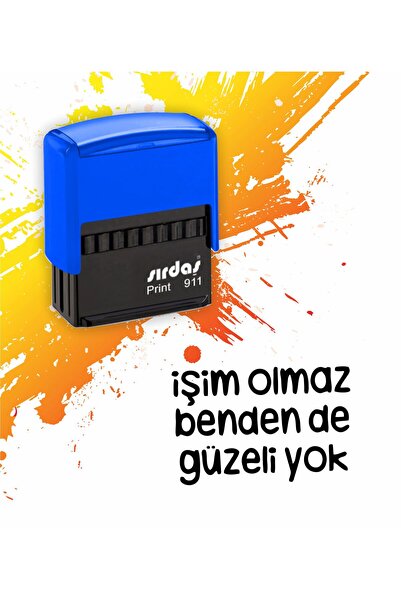 BENİMSER REKLAM لا يمكن أن يكون لدي وظيفة، ليس لدي أي جمال، تصميم خاص، ختم أسود