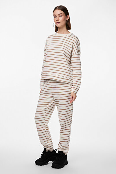 PIECES Pcchilli Ls Sweat Stripes Noos Bc