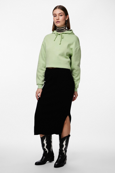 PIECES Pccrısta Hw Midi kötött szoknya Noos Bc