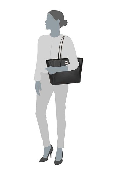 Karl Lagerfeld Shopper K/Ikonik 2.0 Deri Tote Pin