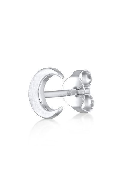 ELLI Ohrringe Single Ohrstecker Halbmond Astro 925 Silber