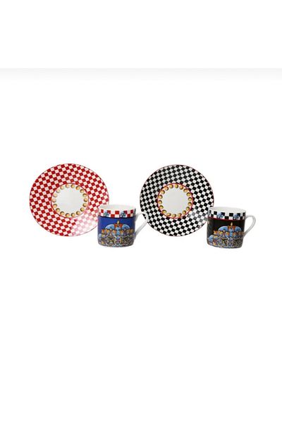 Lucky Art Lyhd 405 Ember Bone 2 Pieces 80 CC Coffee Cup Set