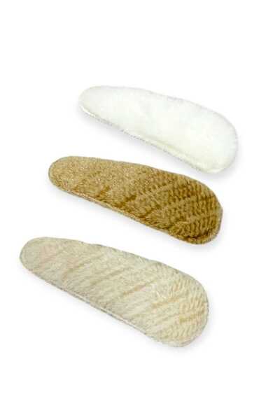 KALBE مشبك تثبيت ناعم اللون مكون من 3 قطع