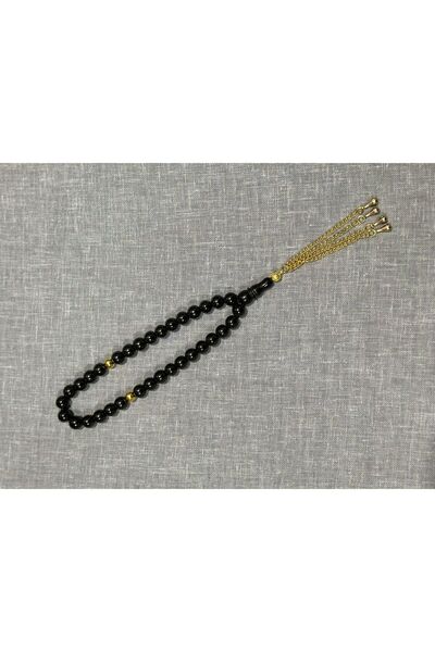 ÖMER ALTUN Gürcü Oltu Taşı Tesbih Ahşap Hediye Kutusunda