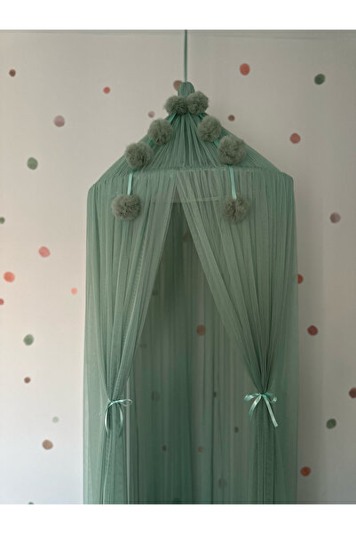 Ceremony Tül Cibinlik Caribbean Yeşil Bebek Çocuk Sineklik