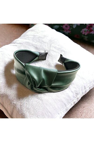 alsaccessories Culoarea verde închis Partea de sus Model cu fundă Tiara elega...
