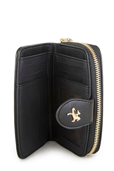 Nas Bag Women's Wallet with Multiple Card Compartments - Black
