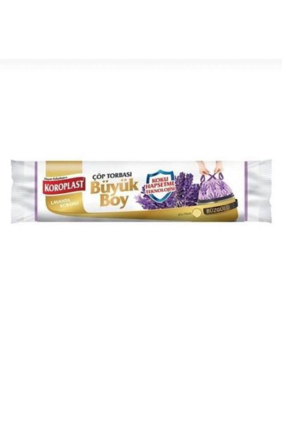 Koroplast Bhr Tem-Coroplast Lavender Scented Drawstring Large Size Garbage Bag
