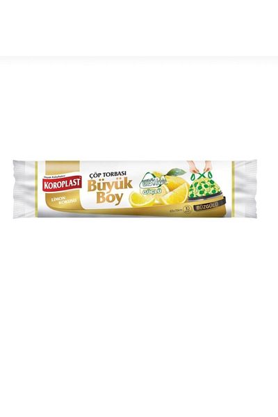 Koroplast BHR TEM-Koroplast Lemon Scented Extra Strong Large Size Drawstring Garbage Bag 10pcs