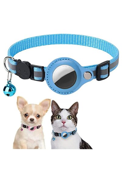 FloriaShopping High Quality, Airtag Holder Cat Collar with Reflective Bell