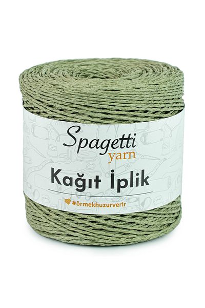 Spagettiyarn Χάρτινο νήμα Melisa Πλεκτό νήμα χειρός