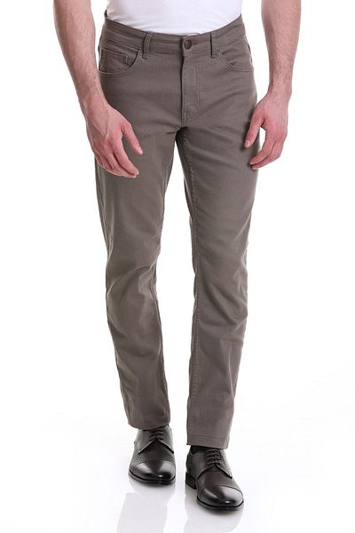 Hatemoğlu Βαμβακερό τζιν παντελόνι Mink Regular Fit Straight 5 τσέπης