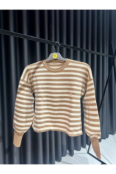 Store ModaEN New Season Striped Knitwear Sweater