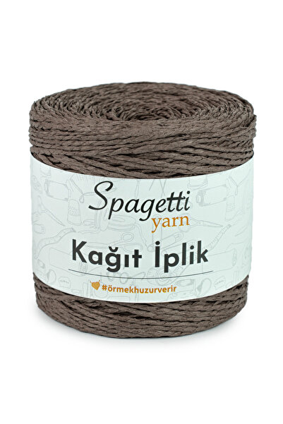 Spagettiyarn Kağıt İp Vizon El Örgü İpliği
