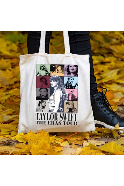 Cemira Taylor Swift The Eras Tour tervezett tote bag textiltáska