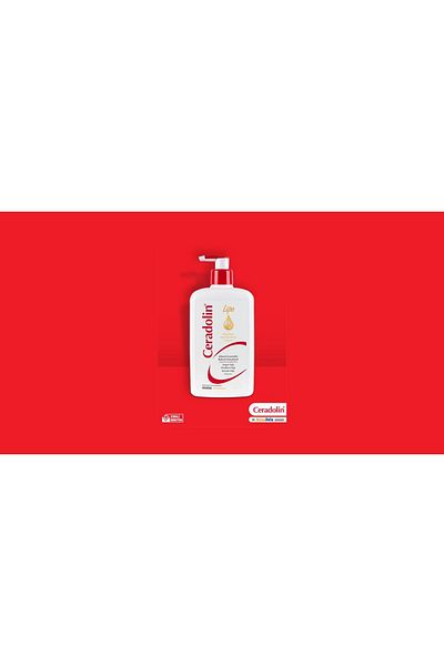 Dermadolin Ceradolin Lipo Oil Moisturizer - Lotion 500ml, Keychain Gift with Phone Holder