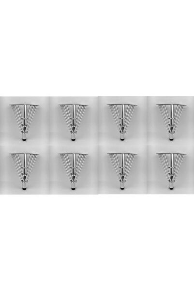 Mespaş 18 Cm Venüs Model Krom Metal Mobilya, Dolap, Koltuk, Tv Ünitesi Ayakla...