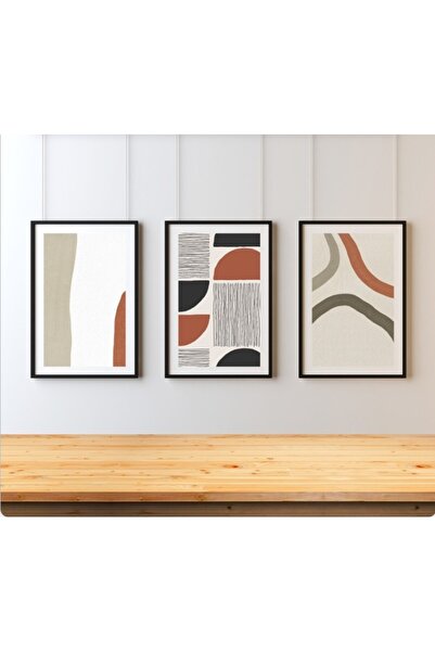 512 STORE Minimalist 3'lu Duvar Poster 21x30 Cercevesiz
