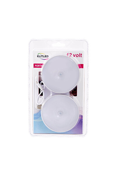 ELİTLED Elitled 2'li Şarjlı Portatif Lamba - Beyaz - 2,3x8,5 cm