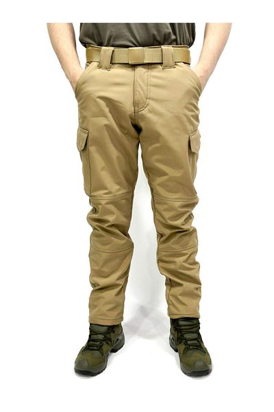 KORDAK Ανδρικό αδιάβροχο μαύρο παντελόνι Softshell Tactical Outdoor με Fleece