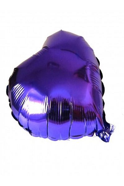 Kazanabil HEART SHAPE FOIL BALLON 40CM PURPLE
