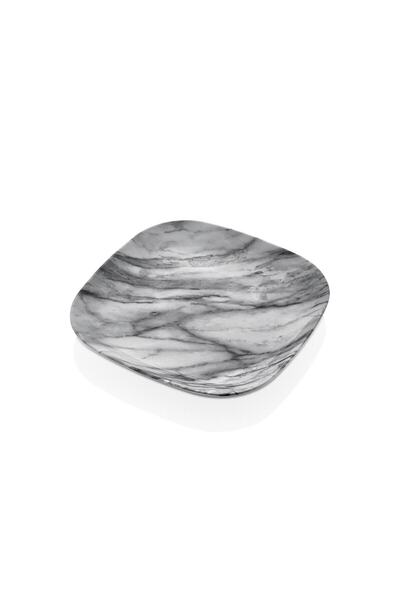 MorzaHome Melamine X6 Pieces Square Serving 25cm (25x25x2.8cm 405gr).Moe