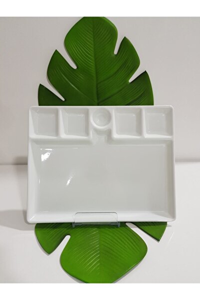 MorzaHome طبق الإفطار 6 أقسام 31 سم أبيض 31x24.5x2.3 سم 322gr.Moe